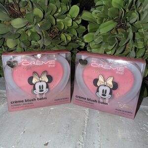 The Crème Shop x Disney Minnie Cream Blush Balm — "Date Night" NIB Lot Of 2